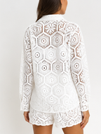 Ensemble “Perla Bianca” – Élégance Estivale en Crochet
